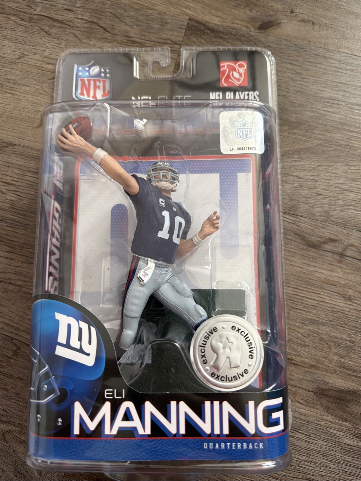 ELI MANNING NFL PLAYERS NFL ELITE MCFARLANE TOYS ACTION FIGURE ELI MANNING NFL PLAYERS NFL ELITE MCFARLANE TOYS ACTION FIGURE