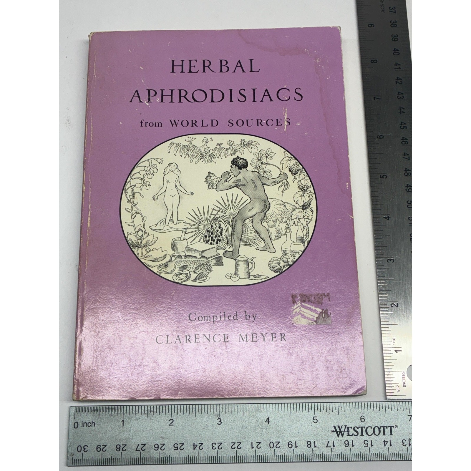Vintage 1986 Herbal Aphrodisiacs Book Clarence Meyer Folk Herbalism Plants Remed