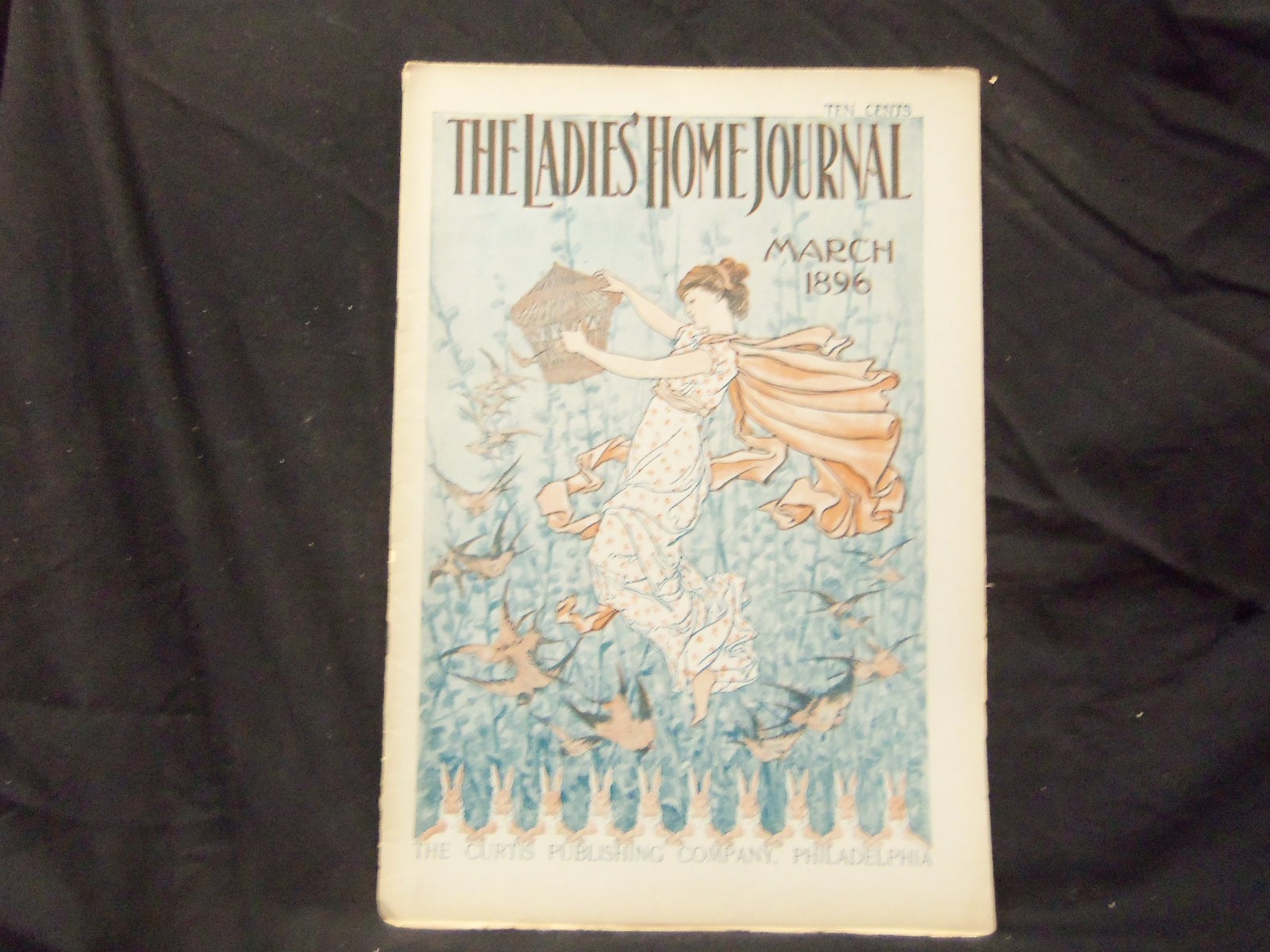 1896 MARCH LADIES\' HOME JOURNAL MAGAZINE - GREAT ILLUSTRATIONS & ADS - ST 1554