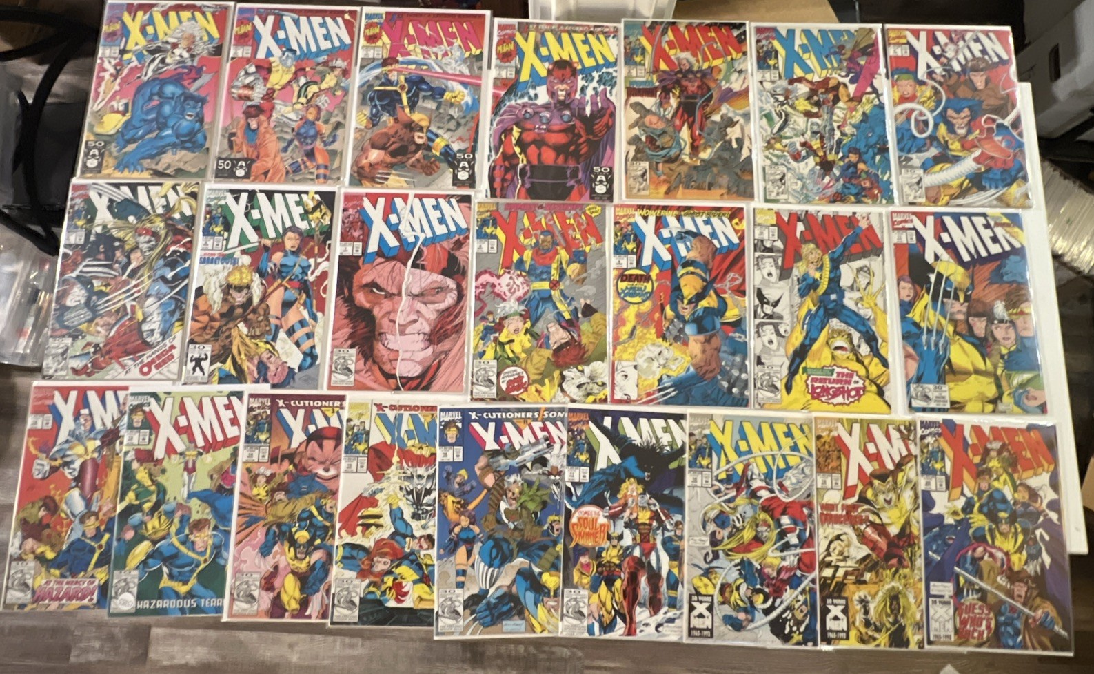 X-MEN 1991 Jim lee #1-20 complete Set + 4 Variant #1 covers - Lot of 23- Fn-VF X-MEN 1991 Jim lee #1-20 complete Set + 4 Variant #1 covers - Lot of 23- Fn-VF