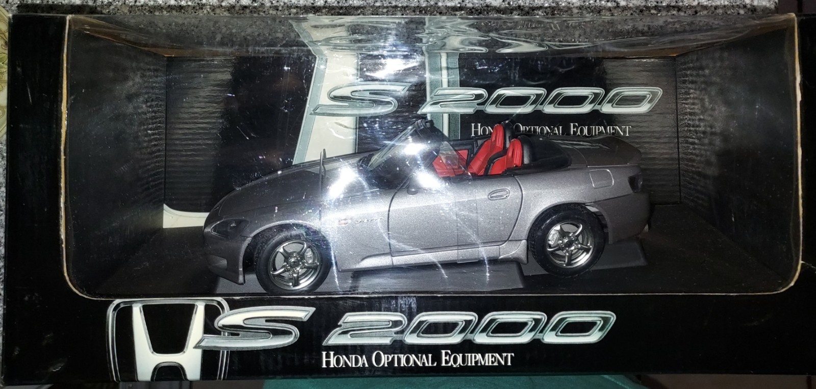AutoArt 1/18 Honda S2000 OEM Optional Equipment Version Silver Very Rare #3189
