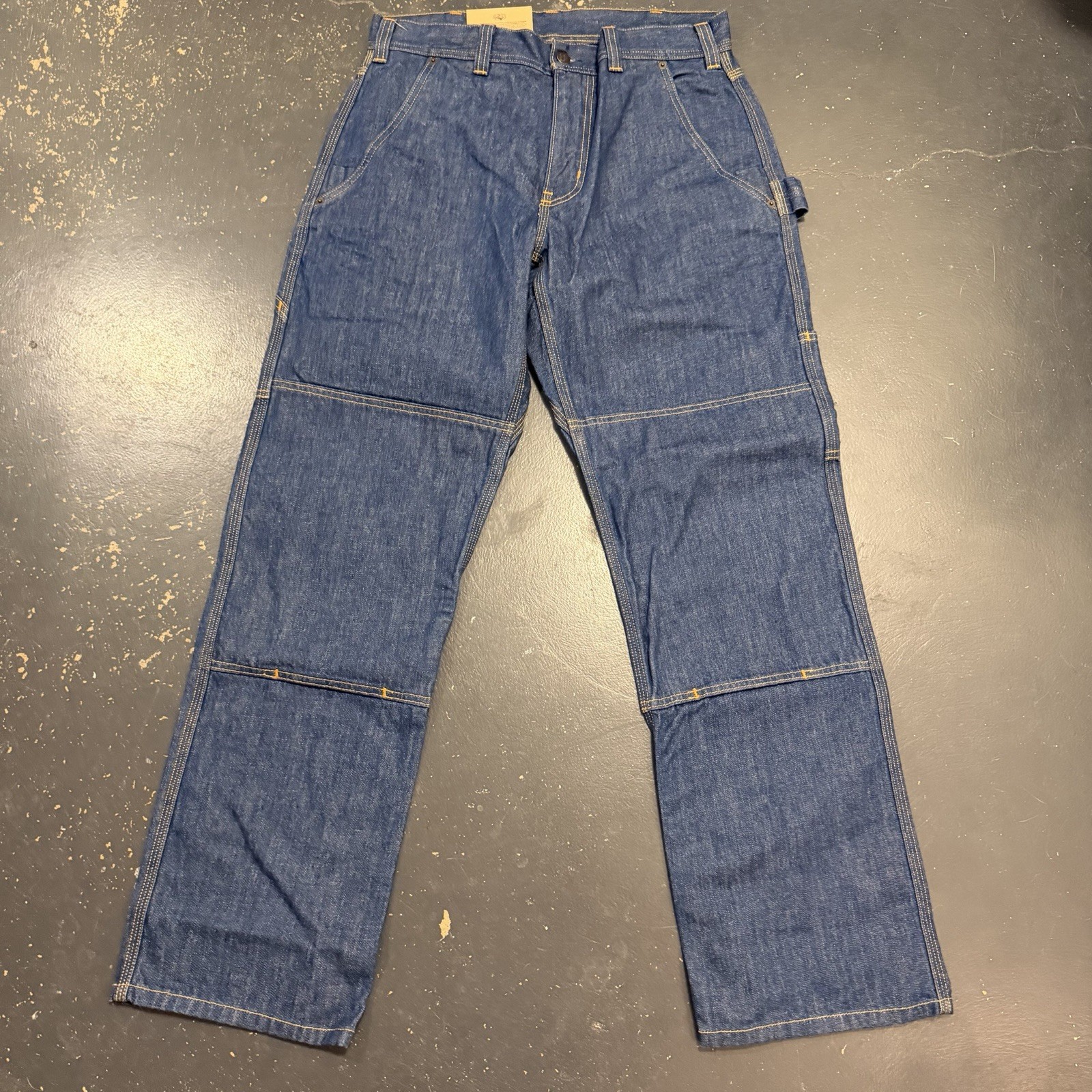 Patagonia Jeans Mens 32x32 Blue Steel Forge Denim Double Knee Dyneema Workwear