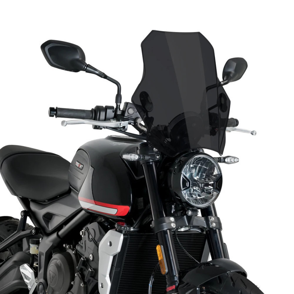 Universal Motorcycle Windscreen Windshield Deflector ABS 22/25/28mm Bar