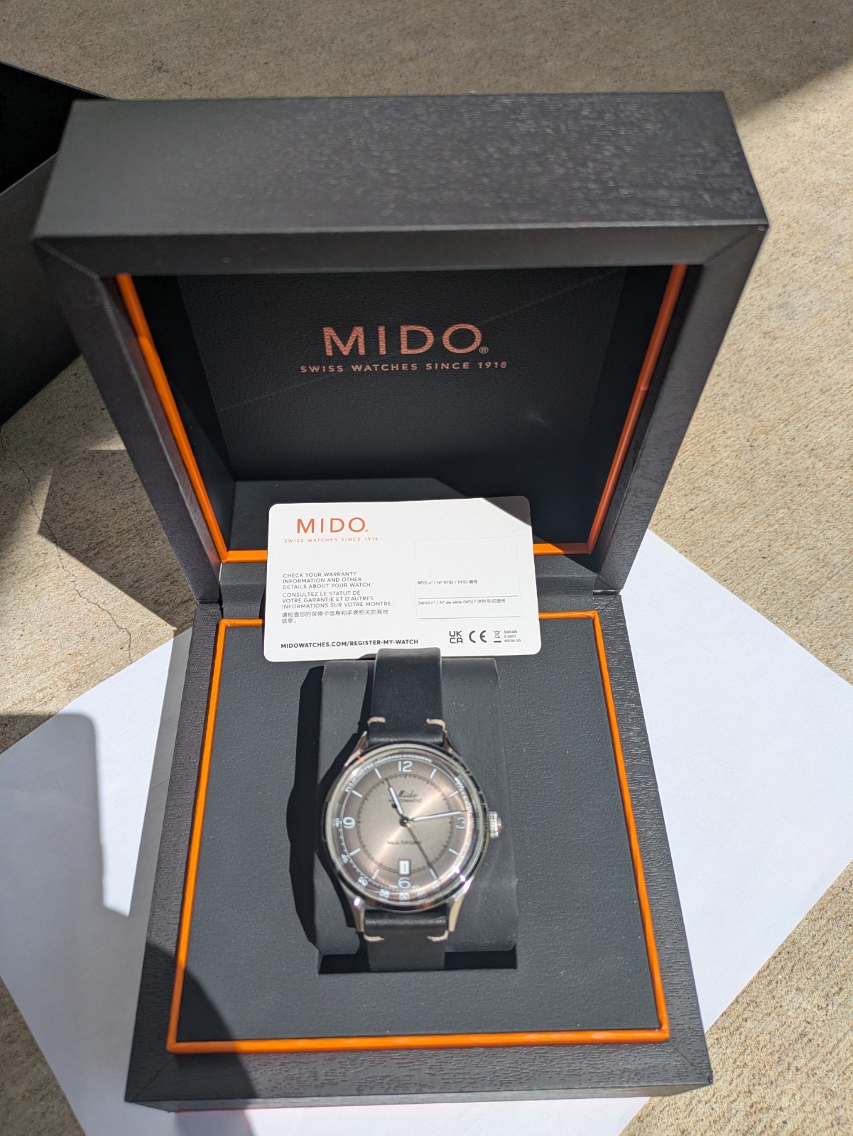 Mido Multifort Patrimony 40mm Grey Dial Men's Watch M040.407.16.060.00