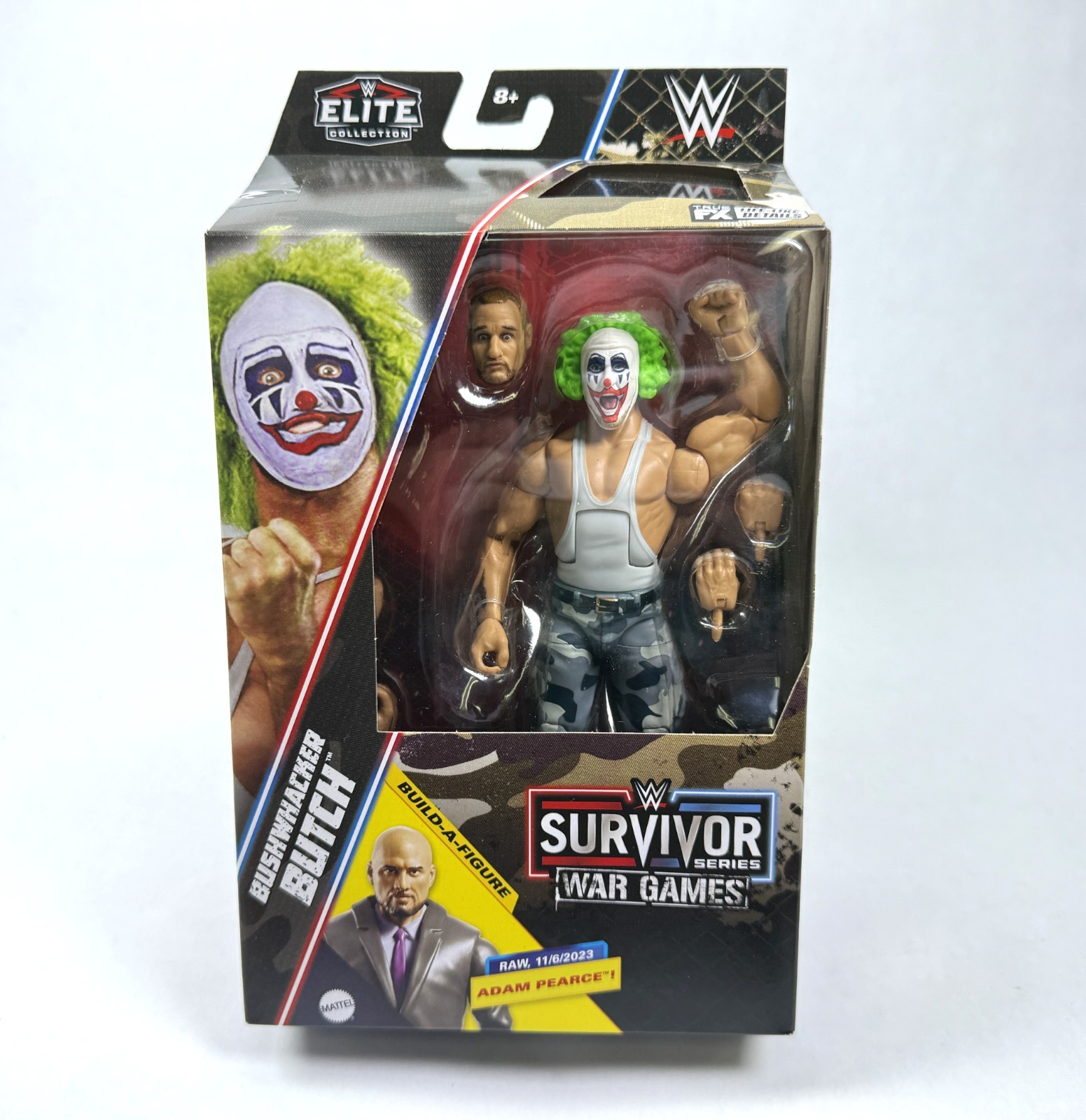 Bushwhackers Butch WWE Mattel Elite Survivor Series Figure New Doink The Clown Bushwhackers Butch WWE Mattel Elite Survivor Series Figure New Doink The Clown