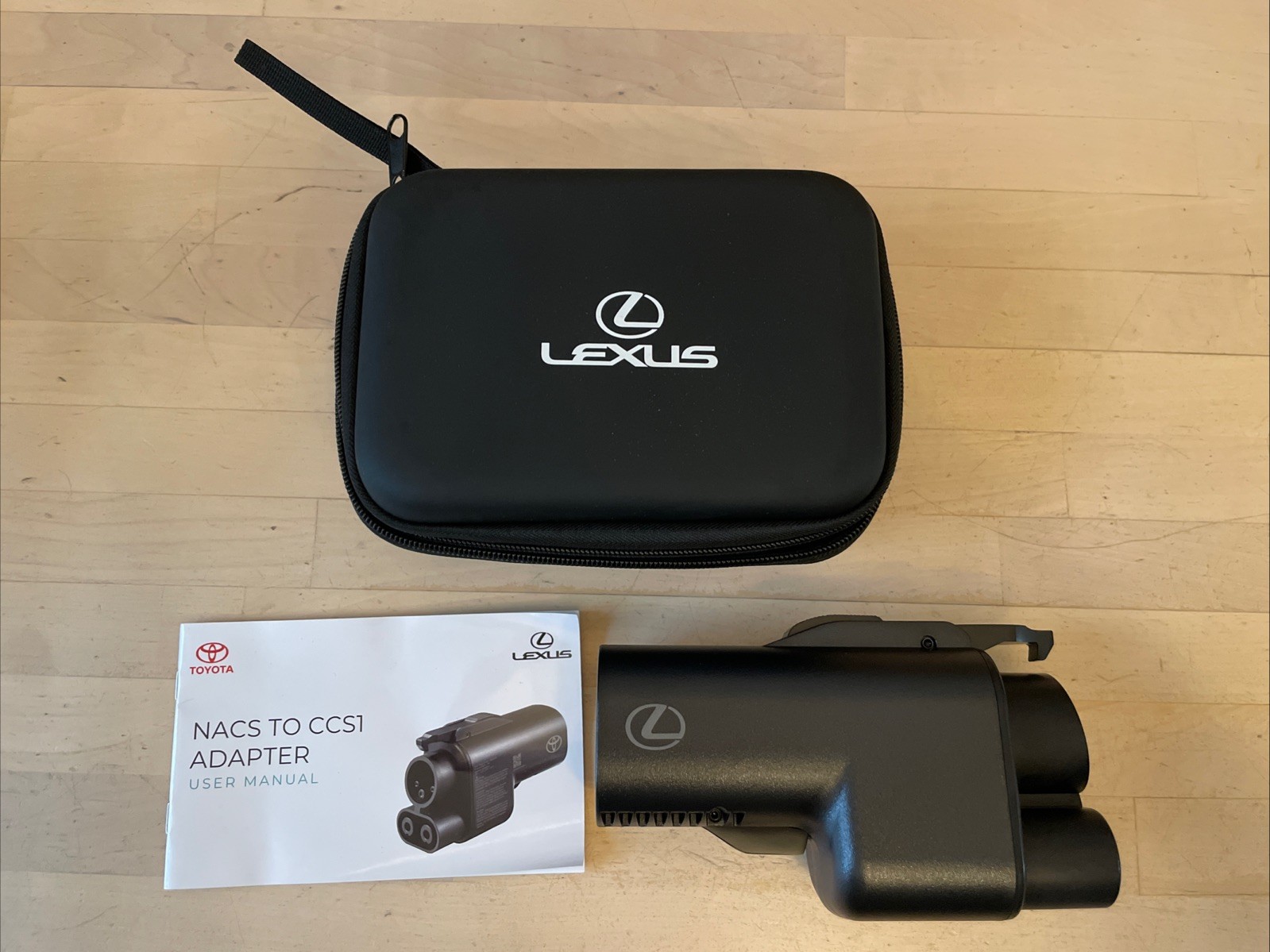 Toyota NACS to CCS1 Tesla Supercharger adapter for BZ4X EV Fast DC charging OEM Toyota NACS to CCS1 Tesla Supercharger adapter for BZ4X EV Fast DC charging OEM