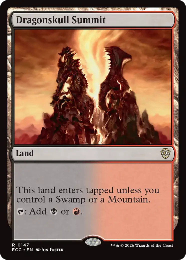 MTG Dragonskull Summit [Lorwyn Eclipsed Commander] Near Mint Magic
