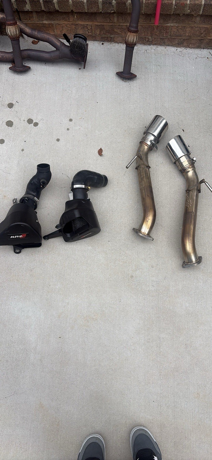 Alpha Performance Intake and MAPerformance Exhaust Kit (check description)