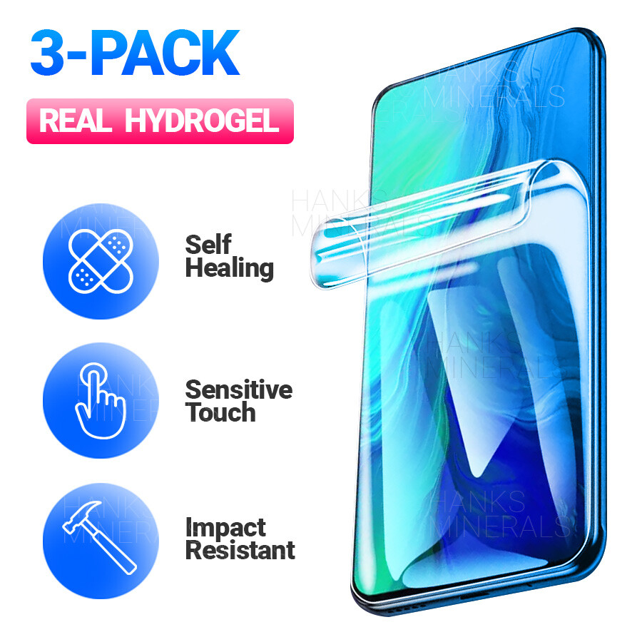 3-Pack Hydrogel Screen Protector For Samsung Galaxy S23 S22 S21 S20 Note Ultra