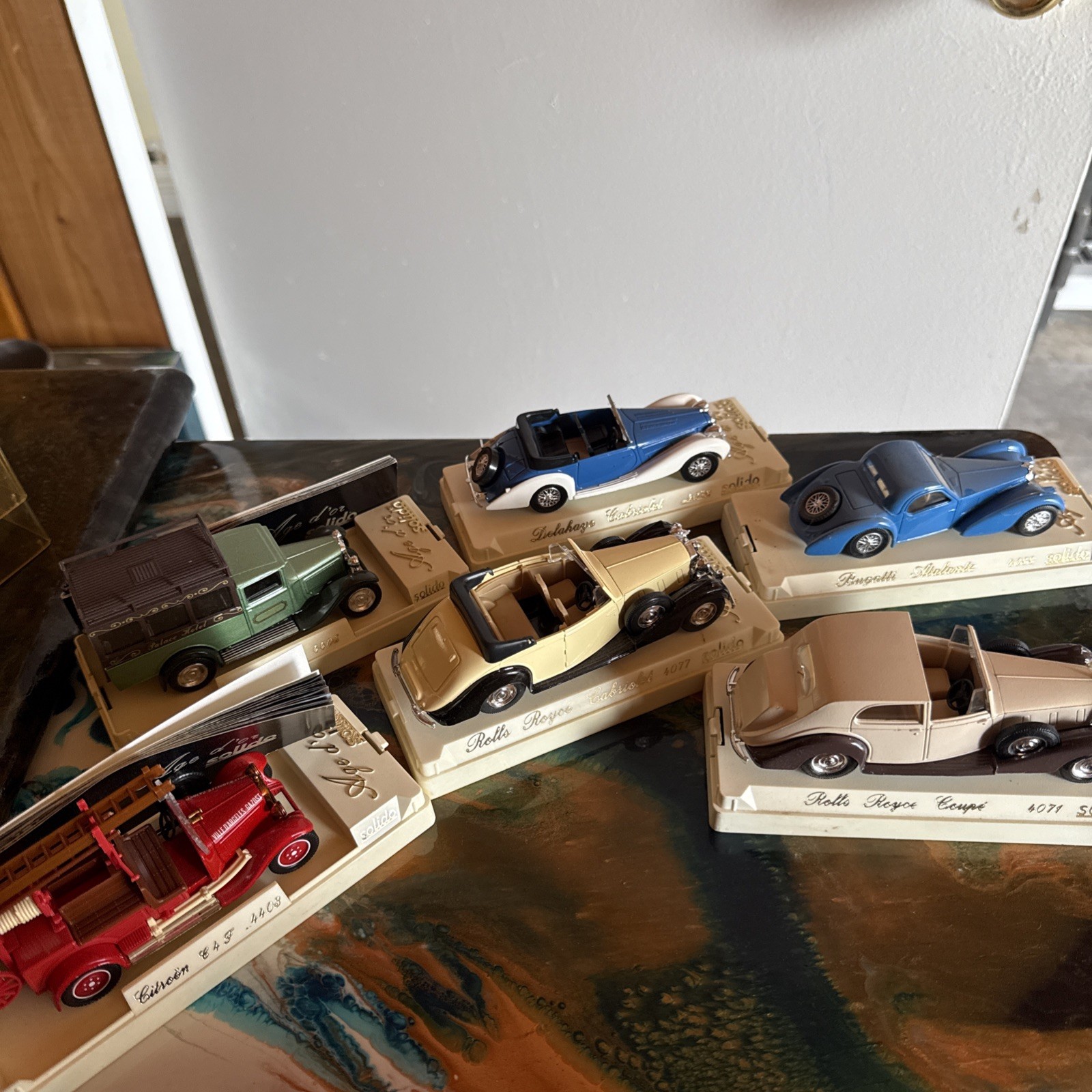 Lot 6 Vintage SOLIDO Age D\'or Diecast Models 1/43 see description for numbered Lot 6 Vintage SOLIDO Age D\'or Diecast Models 1/43 see description for numbered