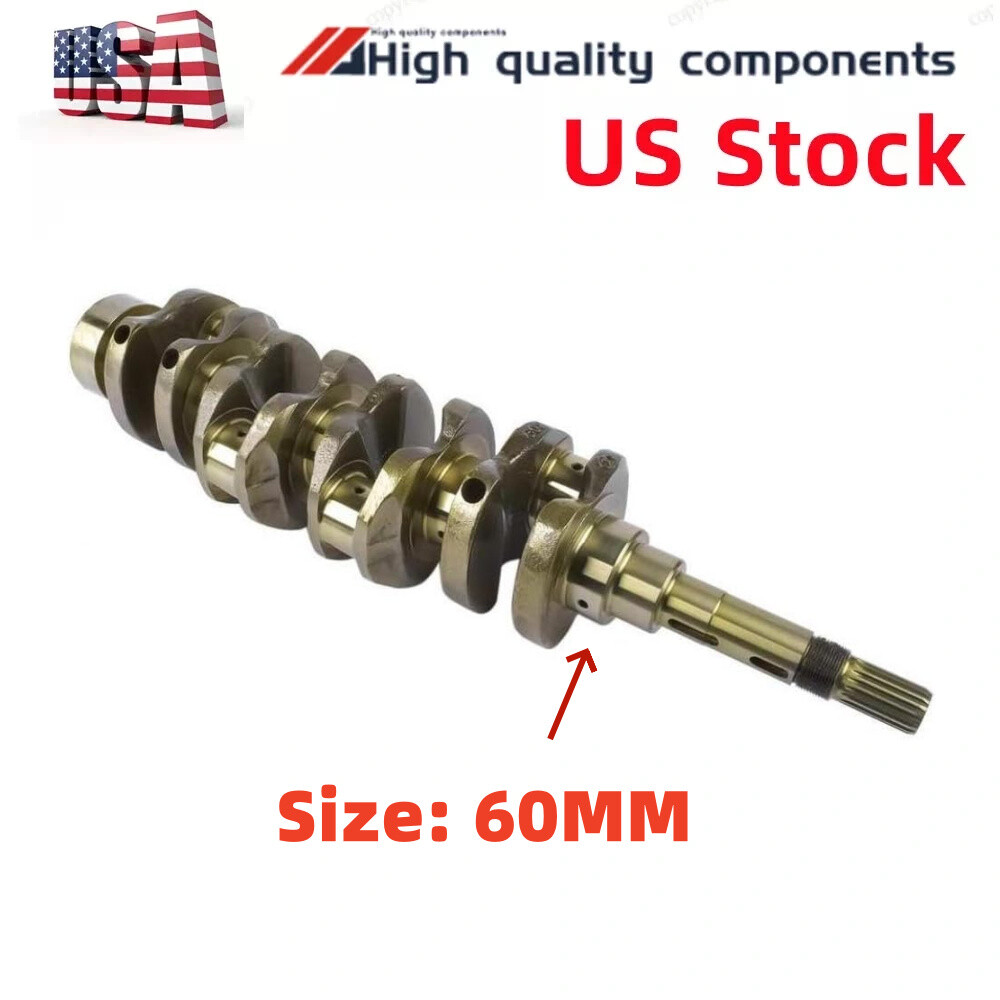 V1903 Crankshaft STD 60MM For Kubota V1903-B V1903E Engine (US stock) V1903 Crankshaft STD 60MM For Kubota V1903-B V1903E Engine (US stock)