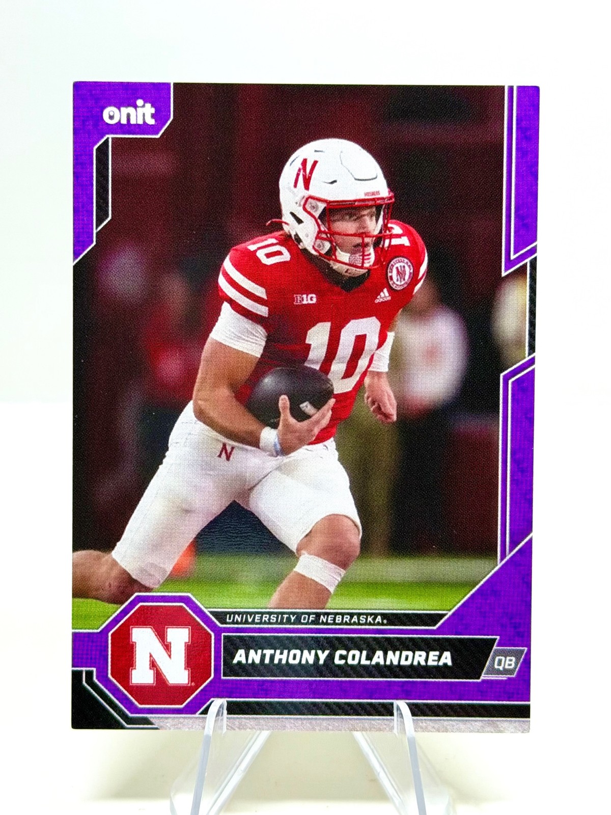 ONIT 2026 HUSKER FOOTBALL --ANTHONY COLANDREA-- PURPLE