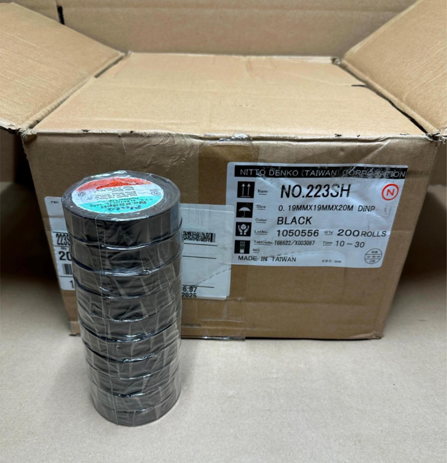 200x Lot Nitto 223SH PVC HV Electrical Tape 19mm 3/4\