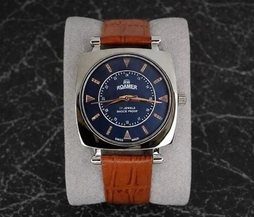 RARE Old Stock Vintage Roamer ST96 Swiss Mechanical Men\'s 36mm Watch