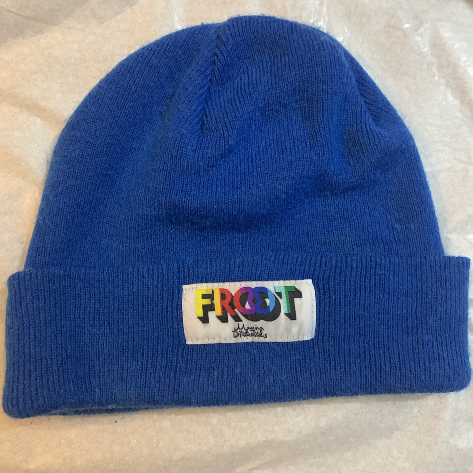 MARINA AND THE DIAMONDS FROOT Beanie Blue Berry Official 2015 Tour Merch ISO