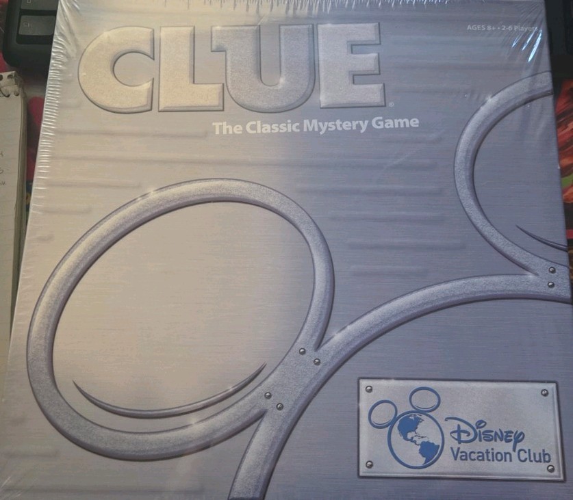 Disney Vacation Club Clue Board Game Rare Unopened Sealed Box