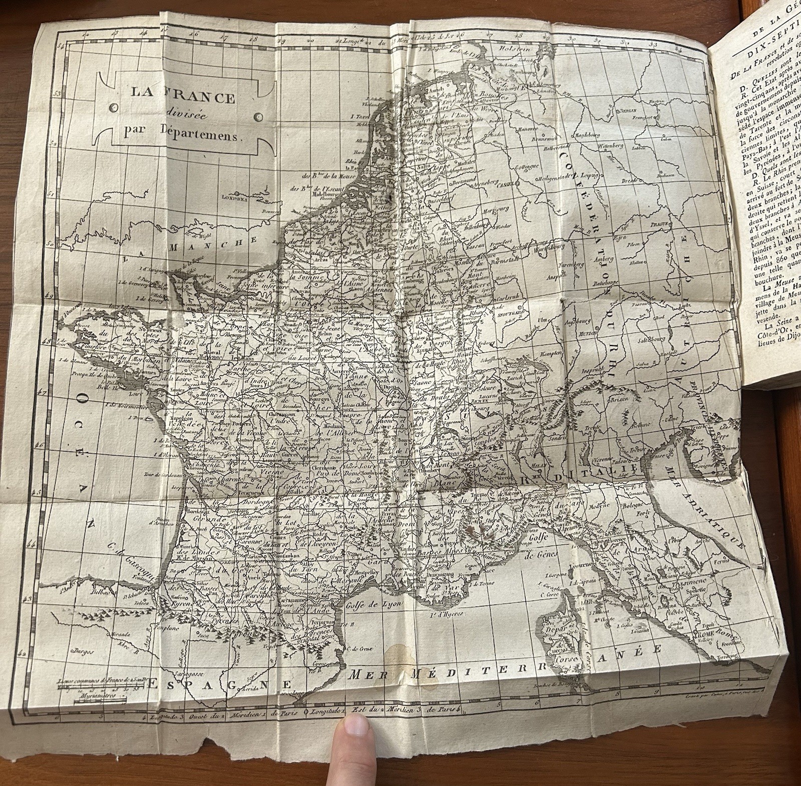 Abrege De La Géographie universelle De Crozat Vellum Fine 1817 Maps