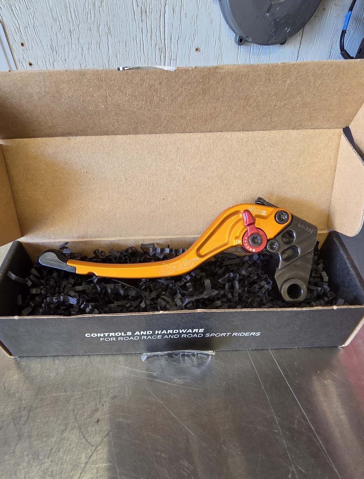 CRG RC2 Control Clutch Lever Ninja ZX10 ZX6 (2AN-681-T-G)