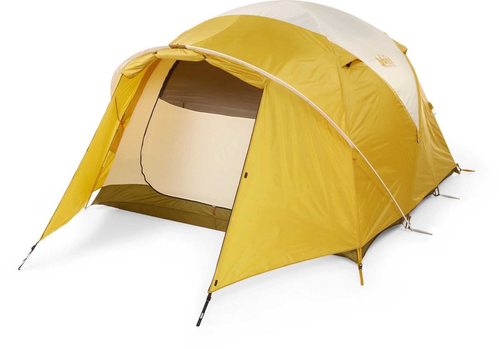 REI Co-op Base Camp 6 Tent Large Vestibule Storage REI Co-op Base Camp 6 Tent Large Vestibule Storage