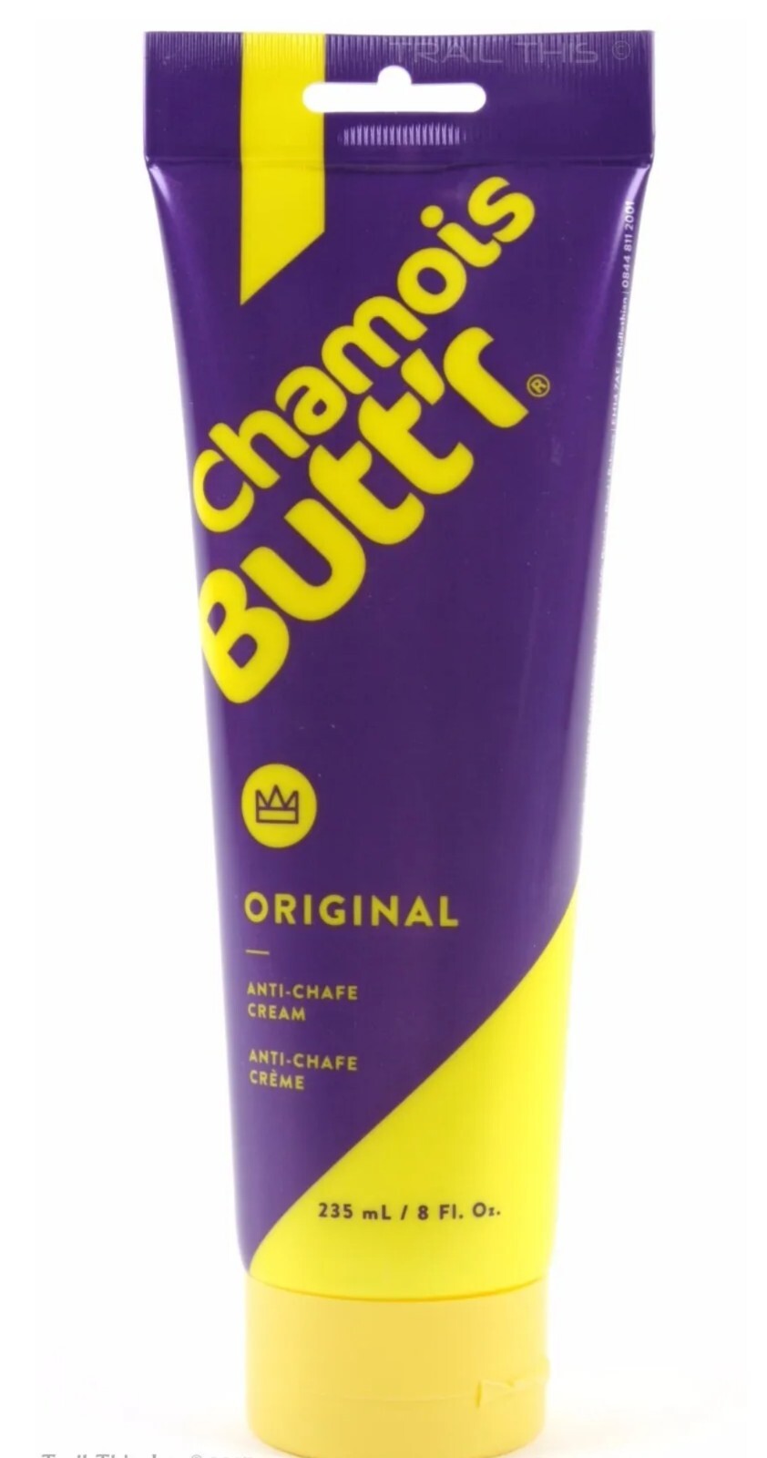 Chamois Butt\'r Original Skin Anti-Chafe Cream 8oz 235ml Tube Bike Shorts Butter
