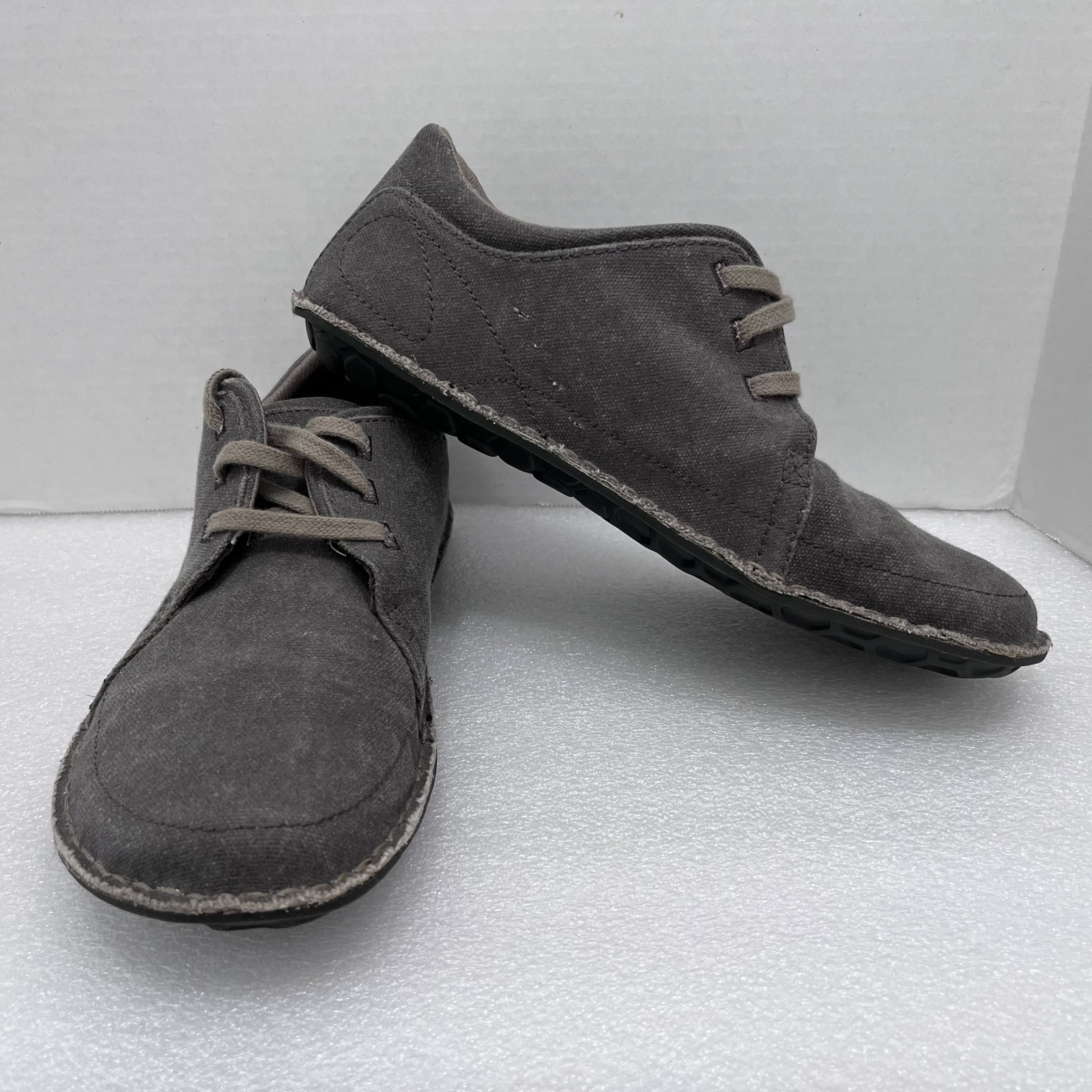 Men\'s Patagonia Loulu Cotton Canvas Lace-Up Shoes - US 9.5 - Beluga Gray | Nice