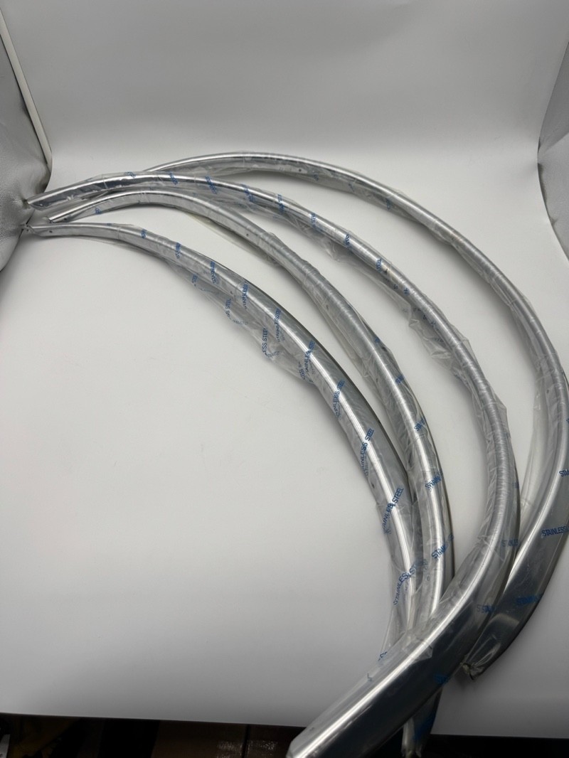 1973-1992 Jaguar XJ6/XJ12 XJ Series 2/3 4Dr Fender Trim Wheel Well 4Pc NOS