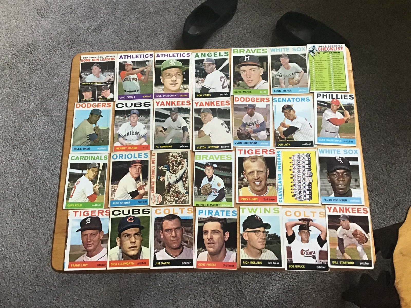 1964 TOPPS BASEBALL COMMONS/FILLERS $1.00 EACH