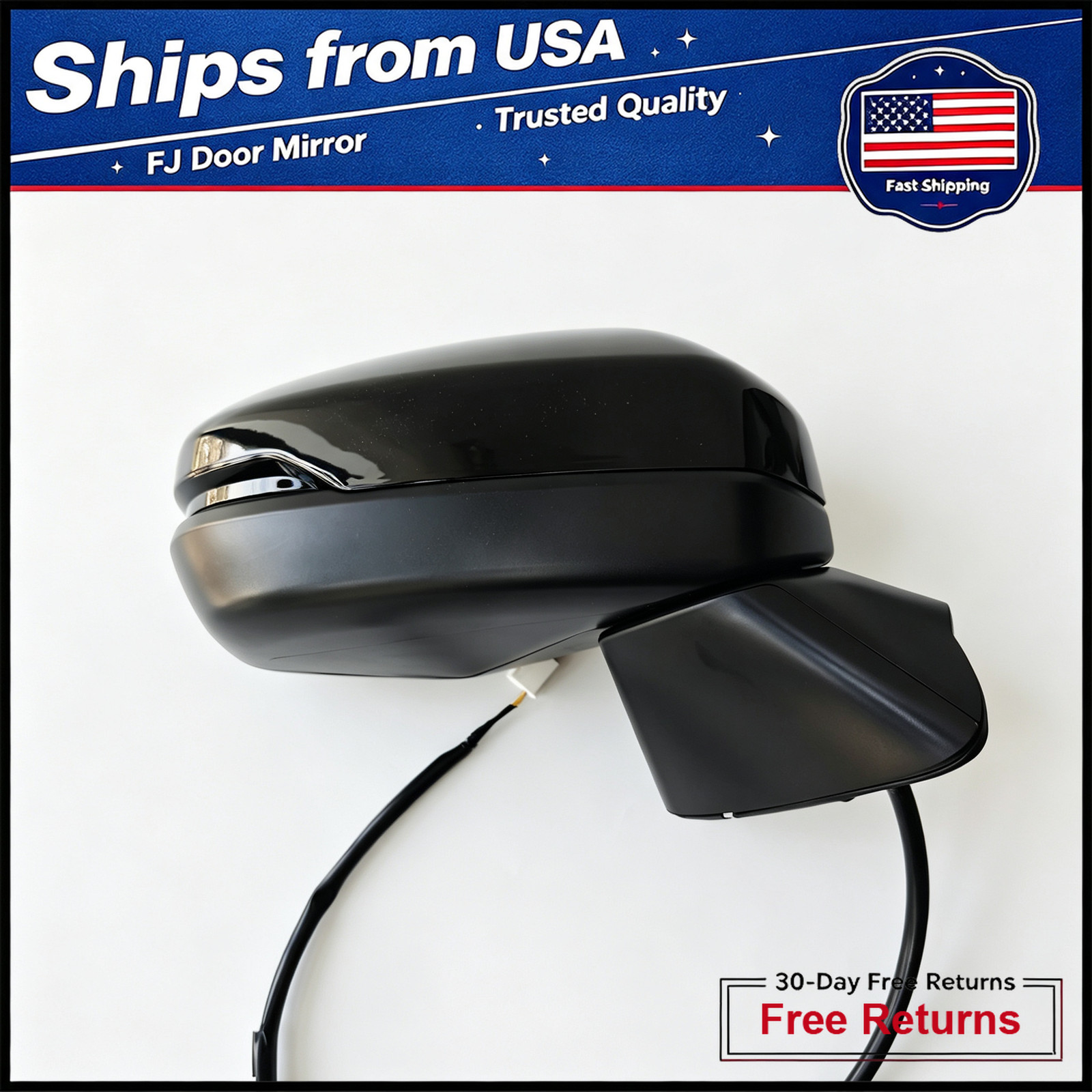 Passenger Right Side Mirror For Honda 2023-2025 HR-V 3 PIN Passenger Right Side Mirror For Honda 2023-2025 HR-V 3 PIN