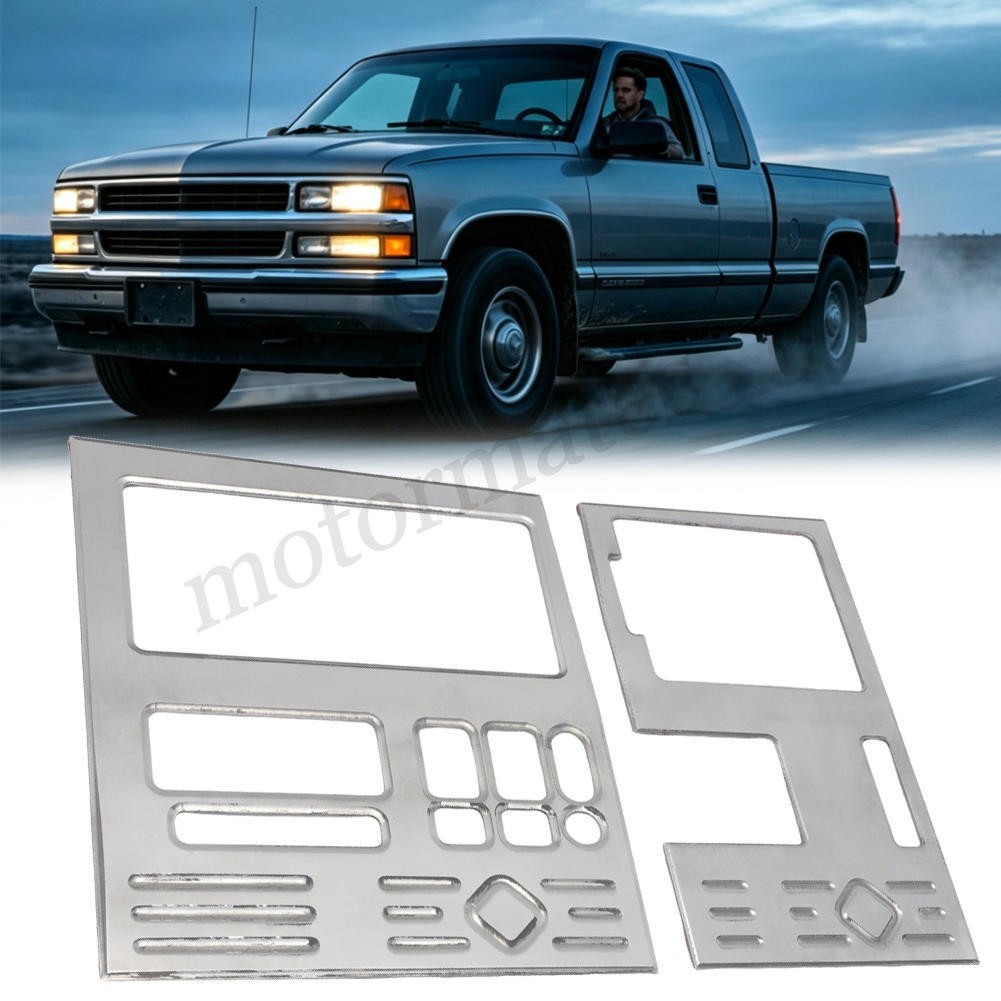 For 1988-94 Chevy GMC C/K Trucks Suburban Blazer Dash Radio Bezel Trim Panel Kit