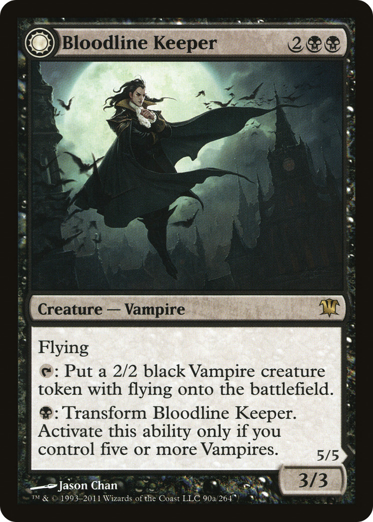 x1 Bloodline Keeper // Lord of Lineage ISD MTG 90 RARE M/NM 1x