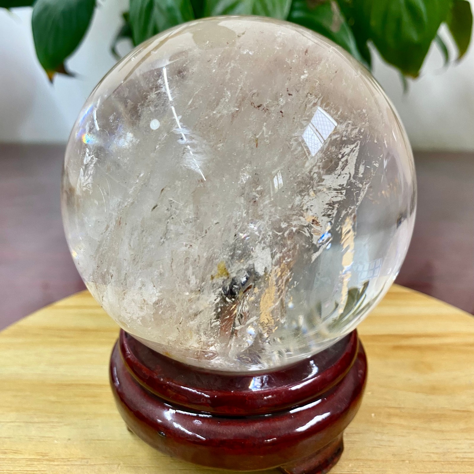 3.43LB Natural ClearQuartz CrystalPointHealingWand PolishedRockCrystal ReikiSton
