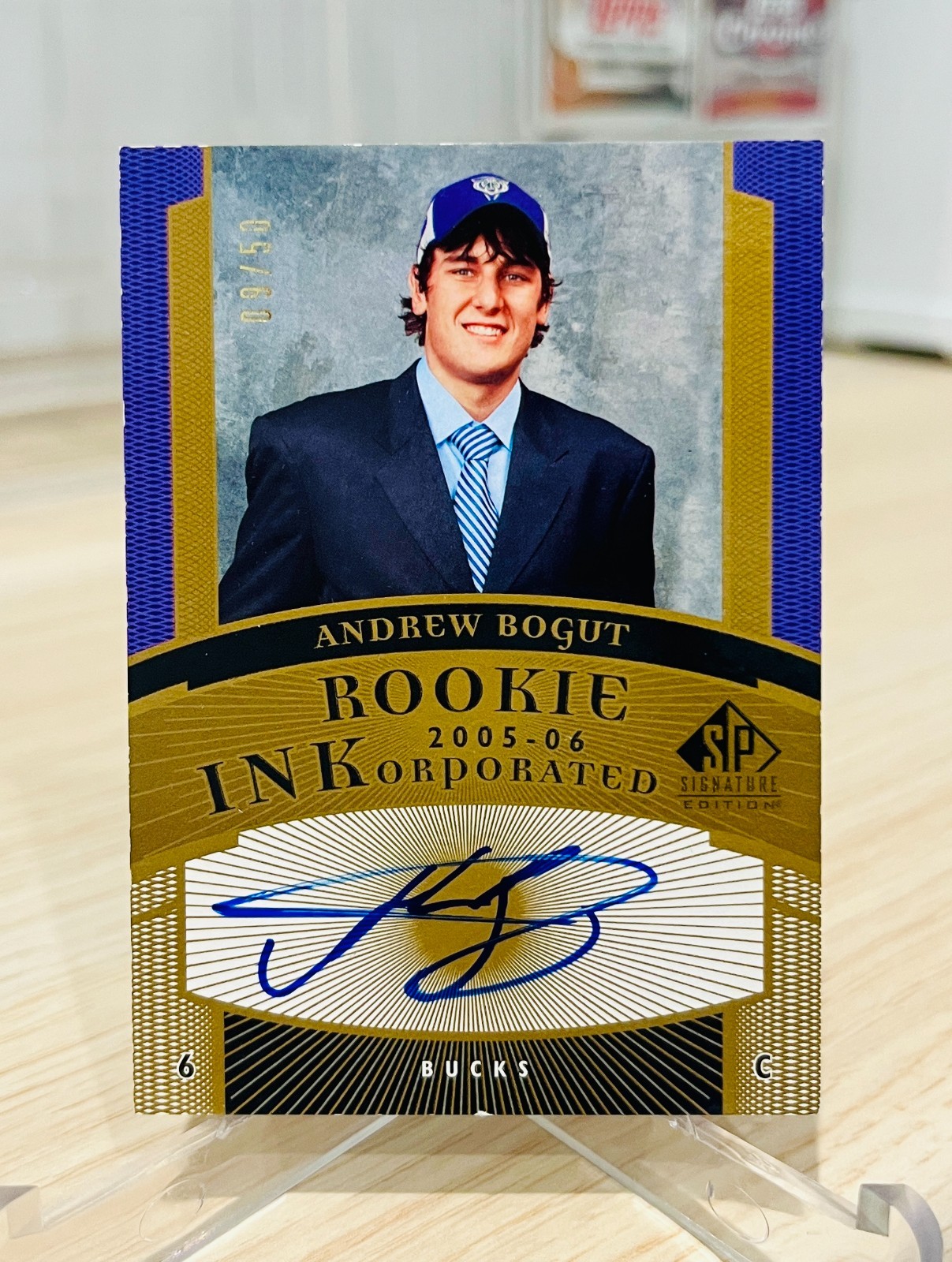 2005-06 SP Signature Edition NBA - Andrew Bogut RC - Rookie INKorporated /50
