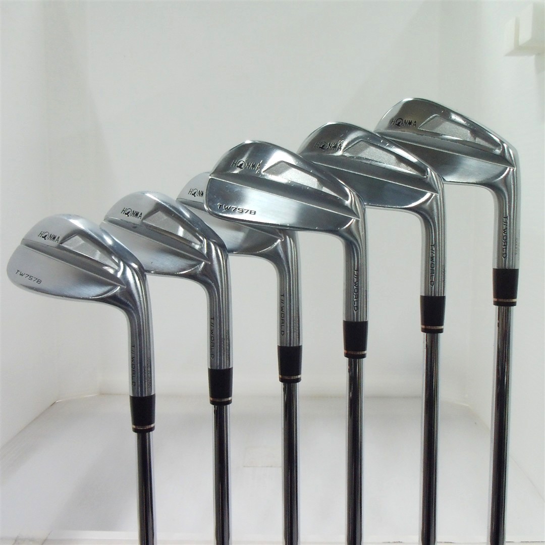 HONMA Iron Set TOUR WORLD TW757B Stiff Dynamic Gold S200 6 pieces