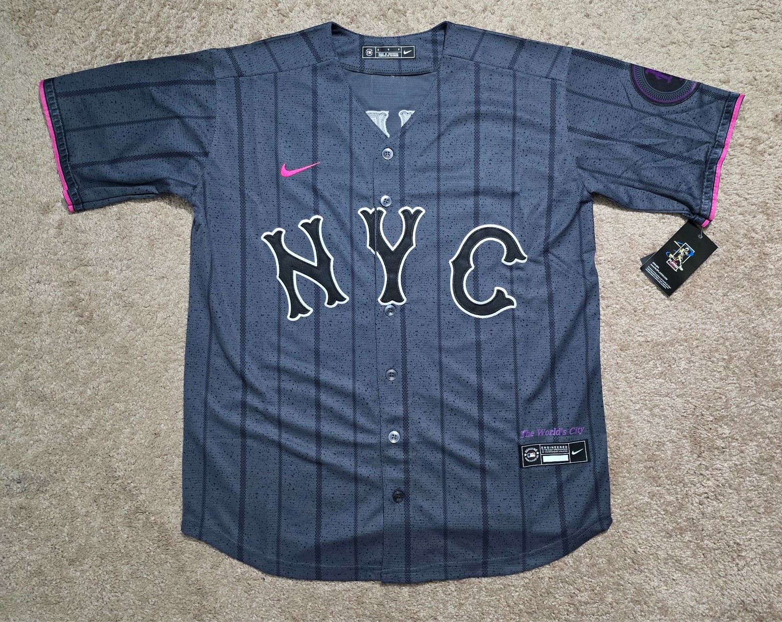 Francisco Lindor #12 NYC Stitched Mets Gray Men\'s Jerseys (S-3XL)