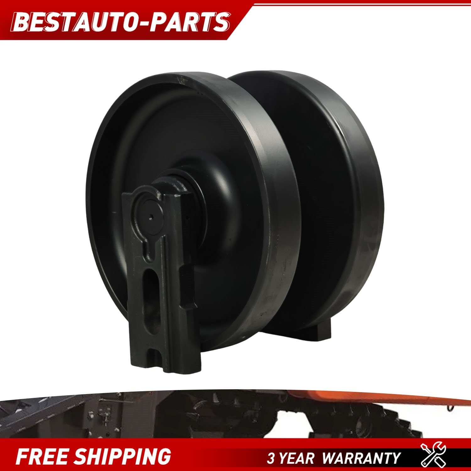 V0611-22100 Front-Idler For KUBOTA SVL75 SVL90 SVL95-2S SVL97 Skid Steer