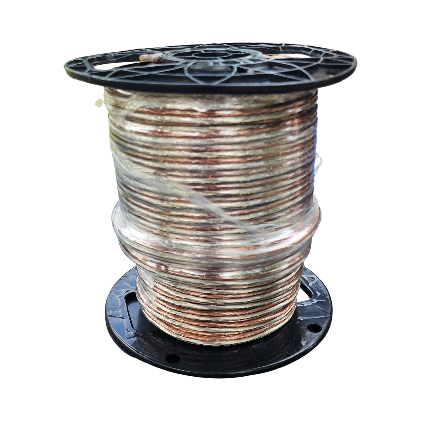 Southwire 14 AWG 2 Conductor Clear Speaker Audio Wire Cable Spool 200+ FT Southwire 14 AWG 2 Conductor Clear Speaker Audio Wire Cable Spool 200+ FT