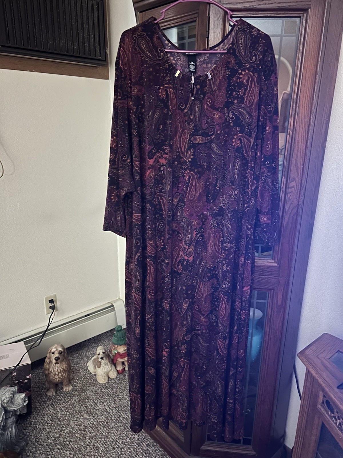 Any Wear by Catherine’s Paisley Maxi Dress Women\'s Size 5x Any Wear by Catherine’s Paisley Maxi Dress Women\'s Size 5x