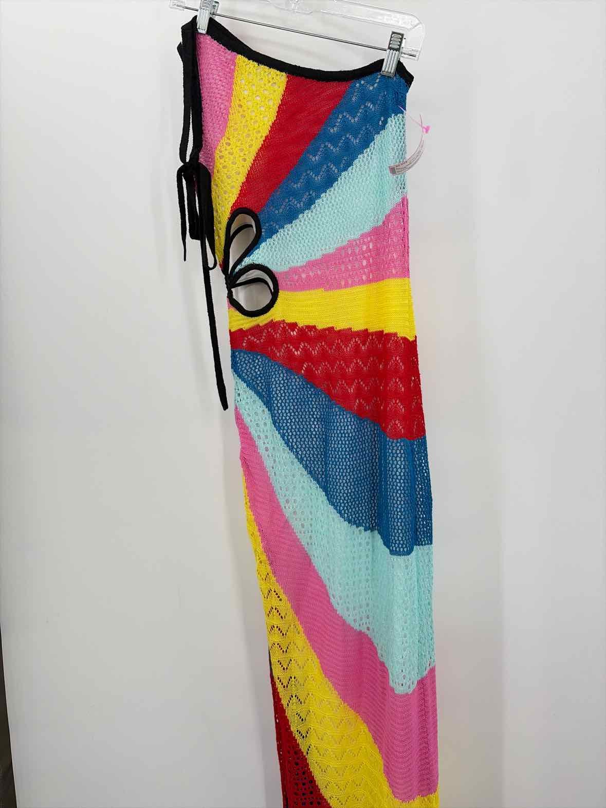 Pre-Owned Staud Blue Size Medium Halter Maxi Sleeveless Dress