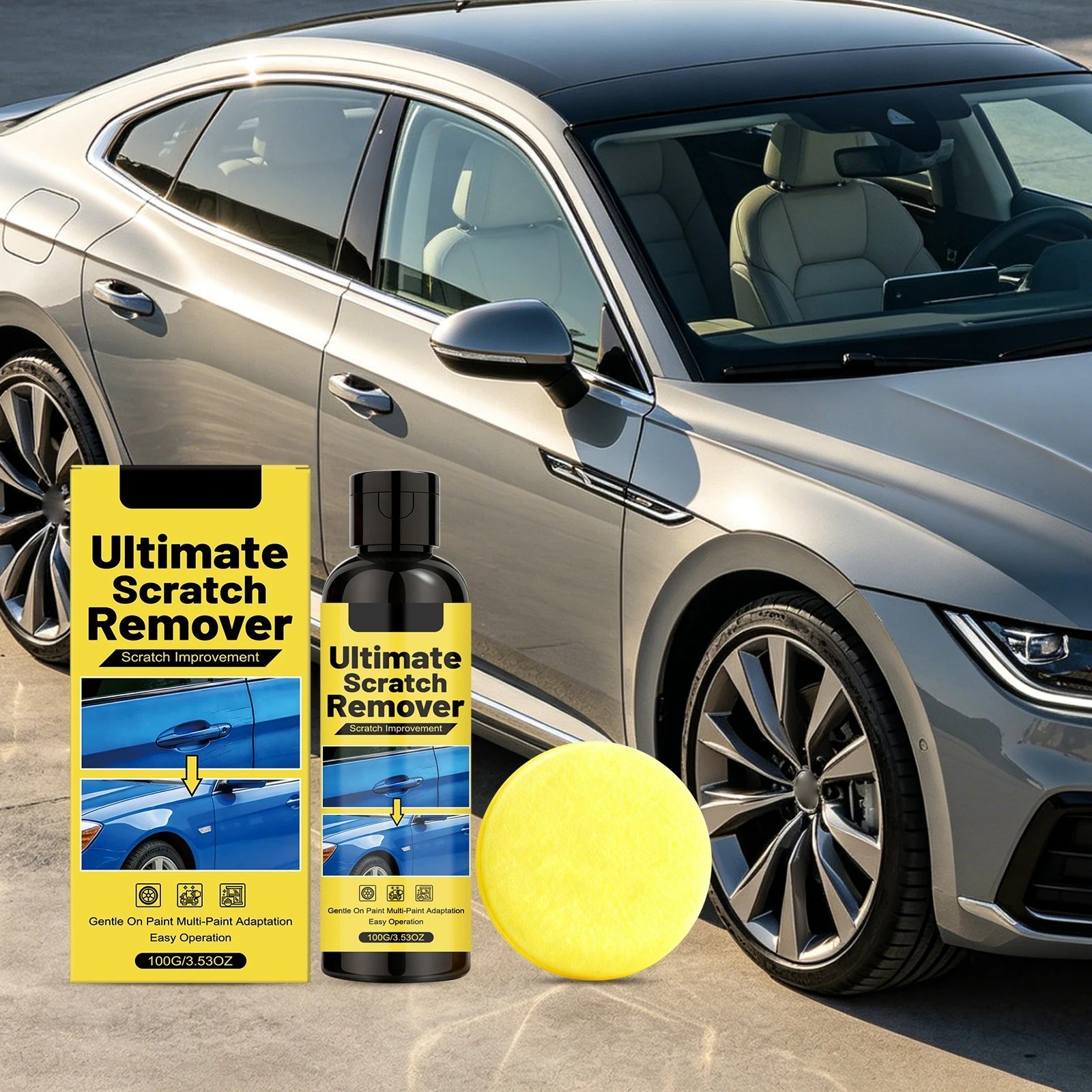 NanoPolix Scratch Remover – Eliminate All Car Scratches In 60 Seconds, Nano Poli