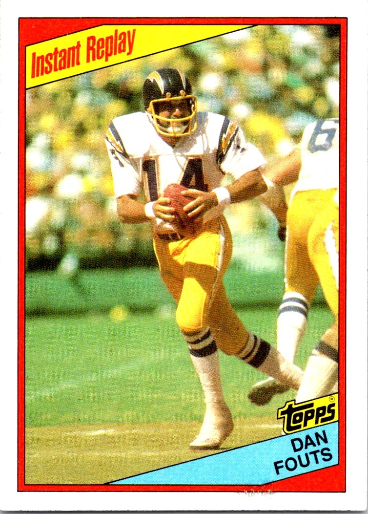 1984 Topps - Dan Fouts #180 - Near Mint or Better