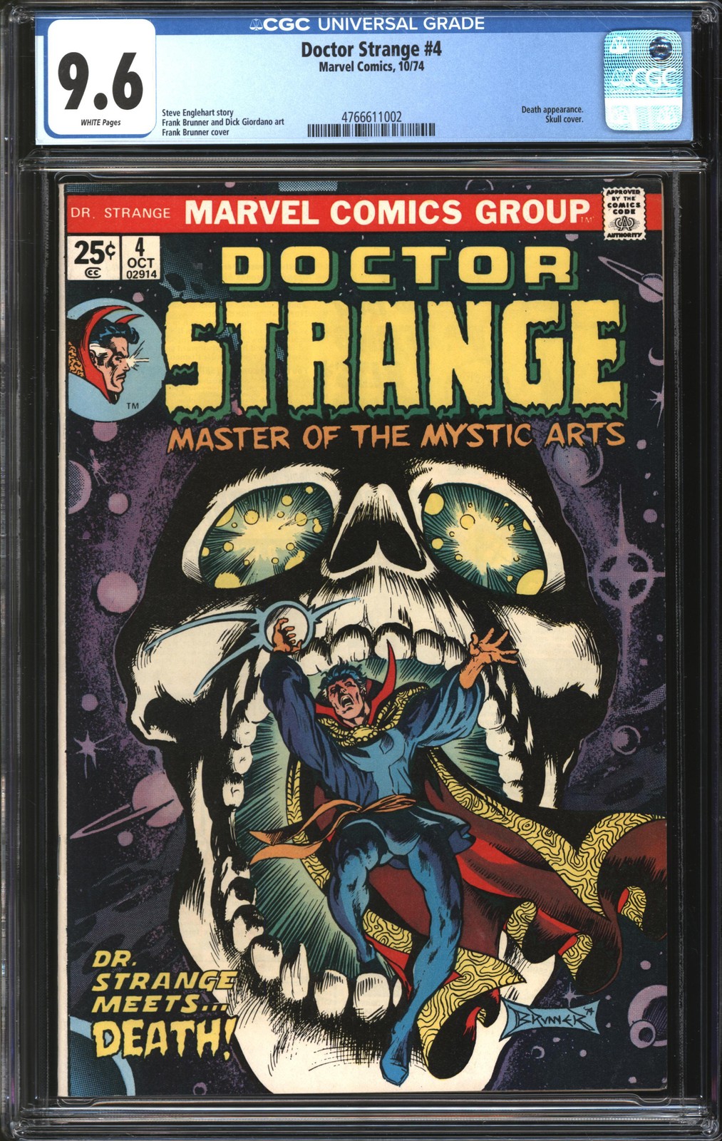Doctor Strange (1974) # 4 CGC 9.6 NM+