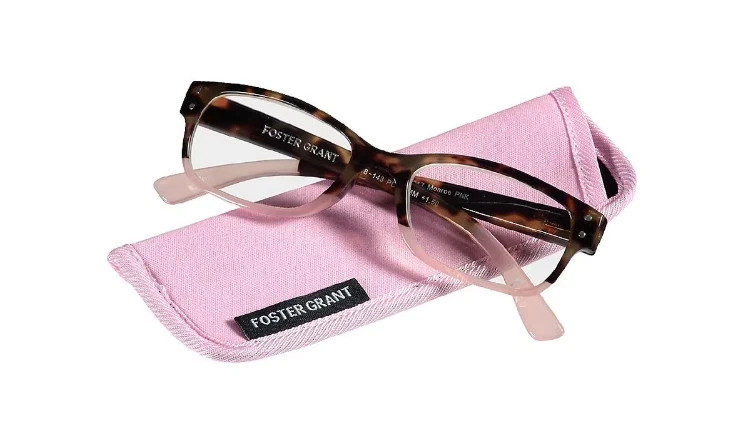 Reading Glasses Foster Grant MONROE Pink Women\'s  Readers- PICK STRENGTH