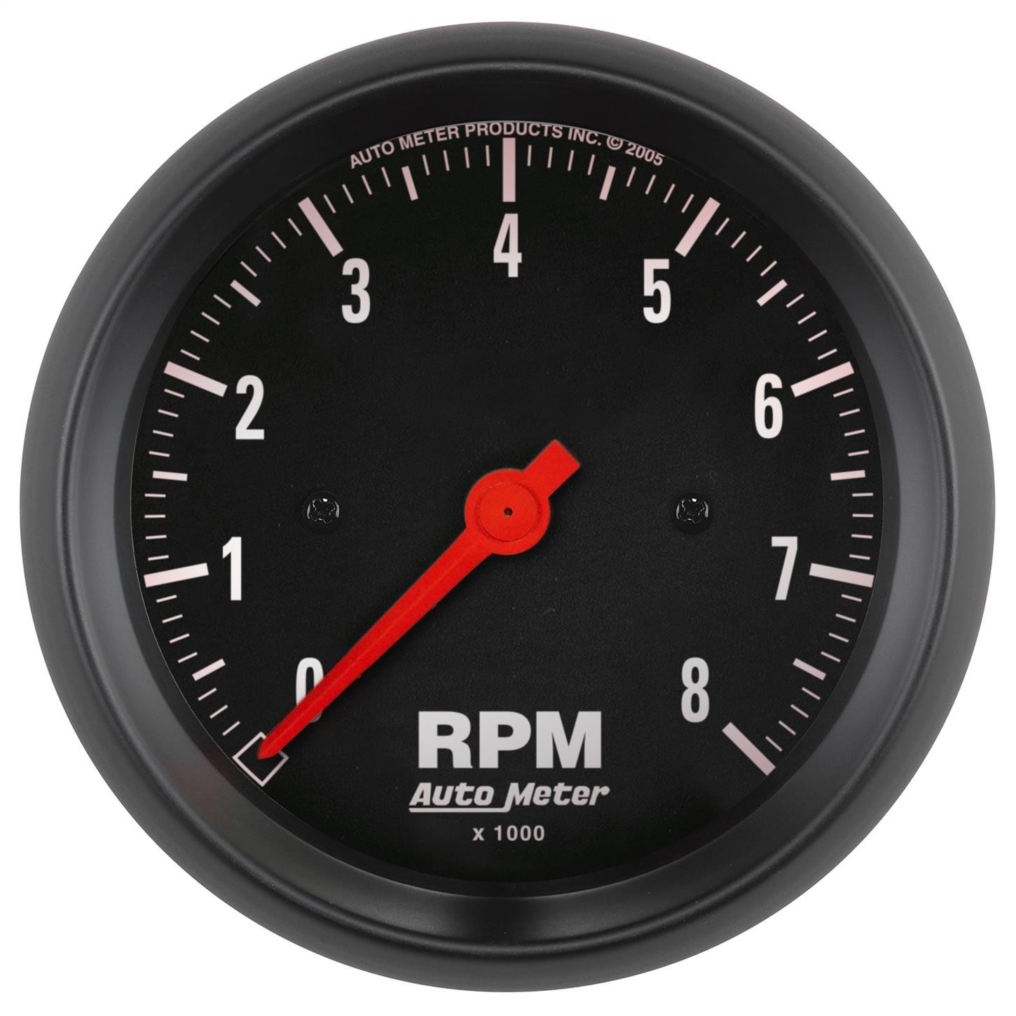 AutoMeter 2699 Z-Series Air-Core In-Dash Tach, 8k RPM, 3-3/8 Inch
