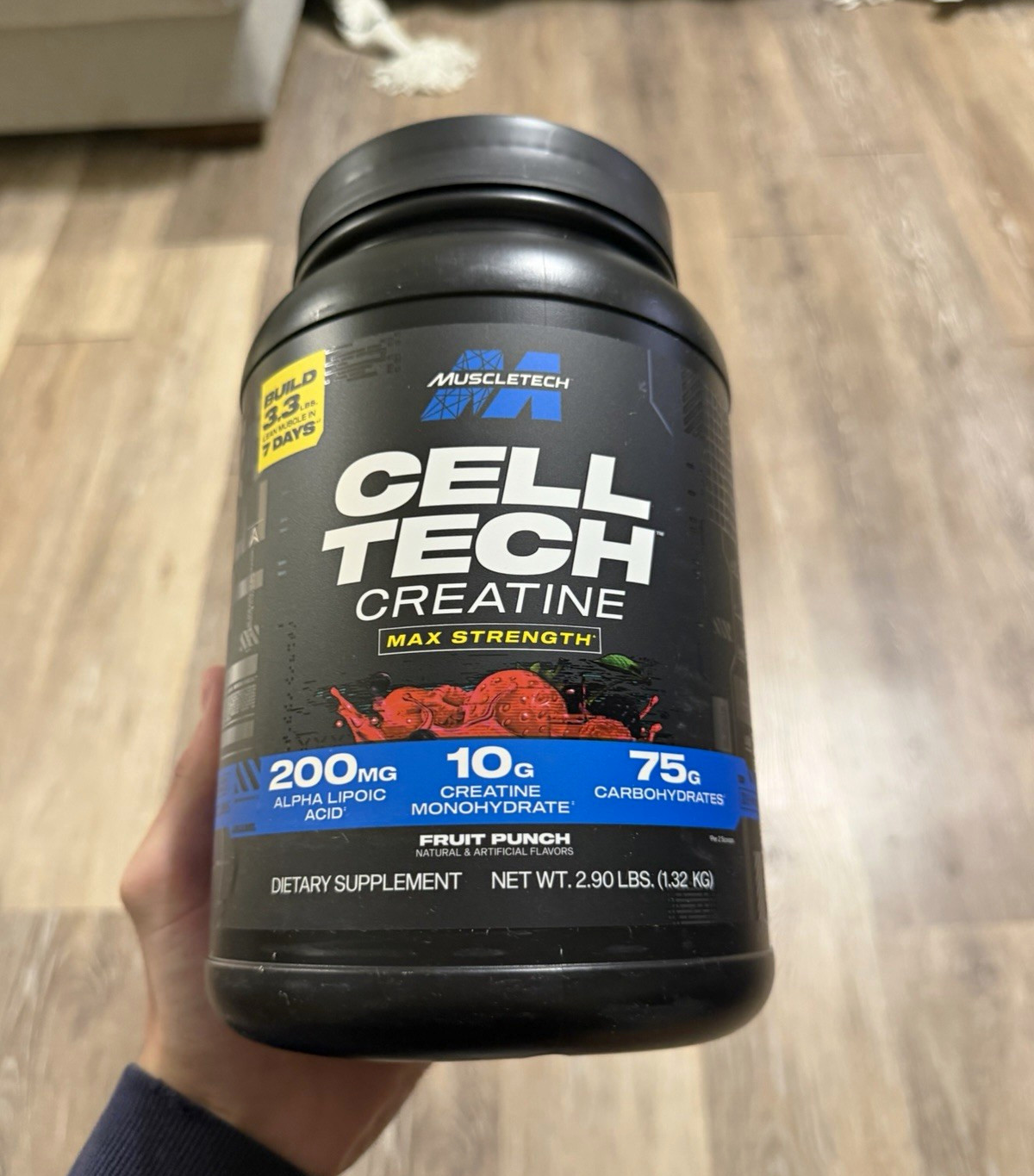 MuscleTech Cell-Tech Creatine Max Strength Powder Fruit Punch 27 Serv 2.90 lb