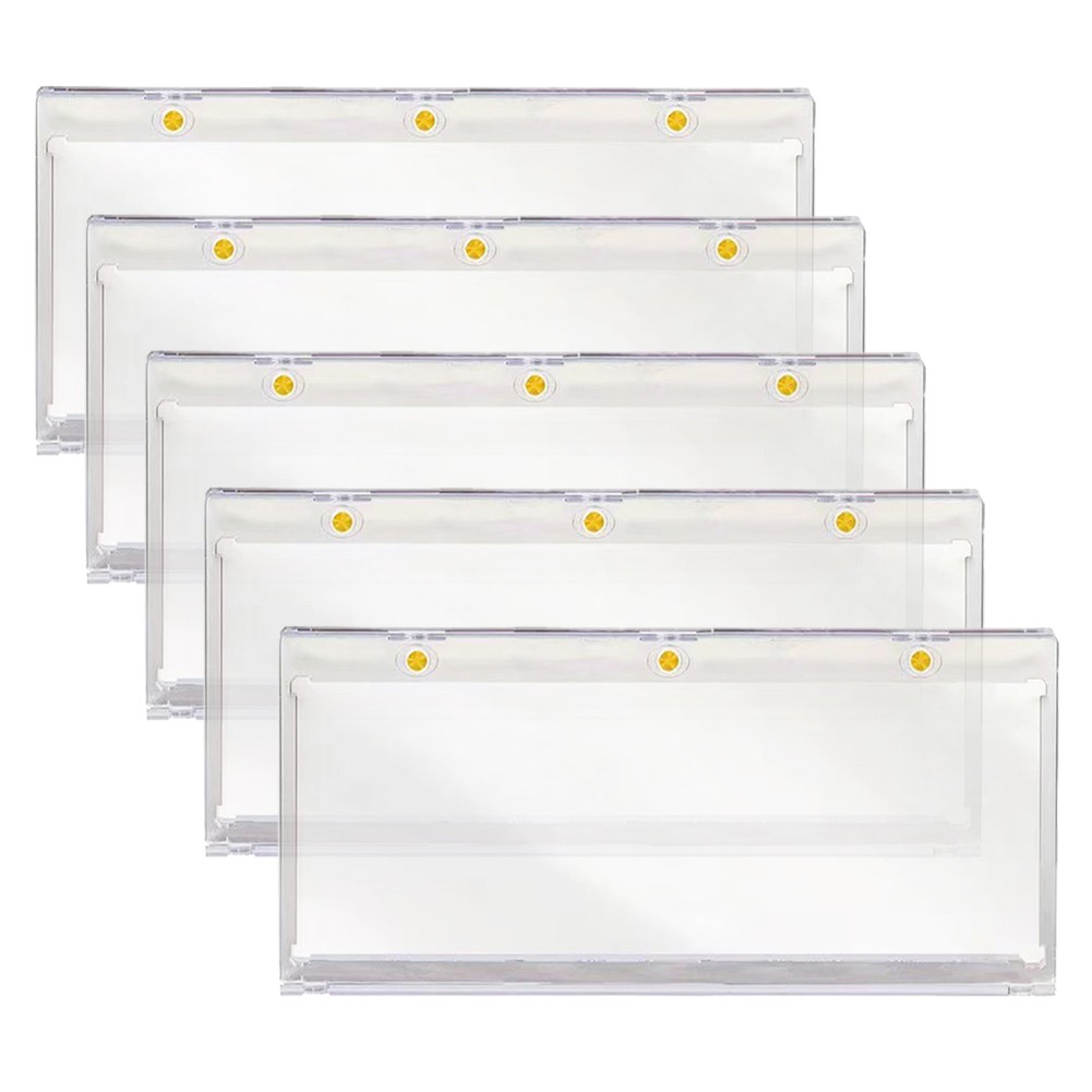 5PACK 187mm Magnetic Booklet Card Holder for National Treasures,Playbook Cards