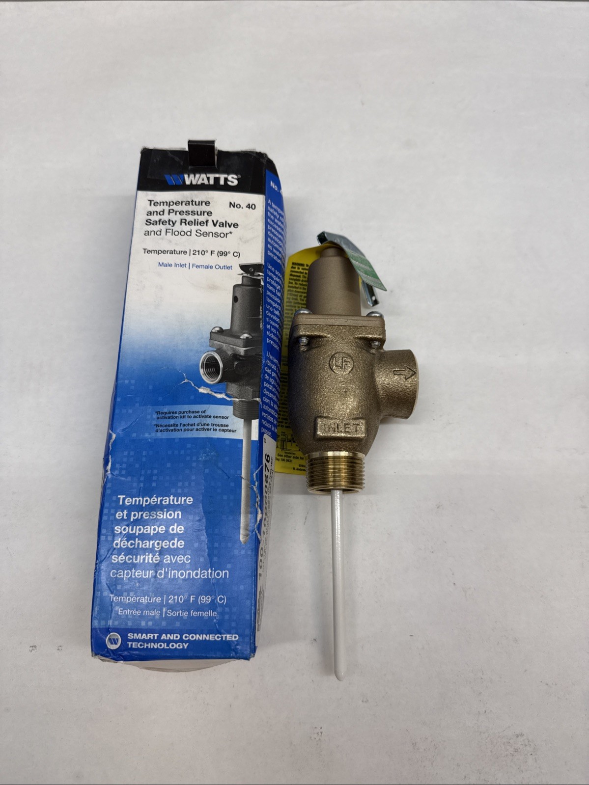 Watts 1” Lf40xl-4 125/210 Fs Temperature And Pressure Relief Valve