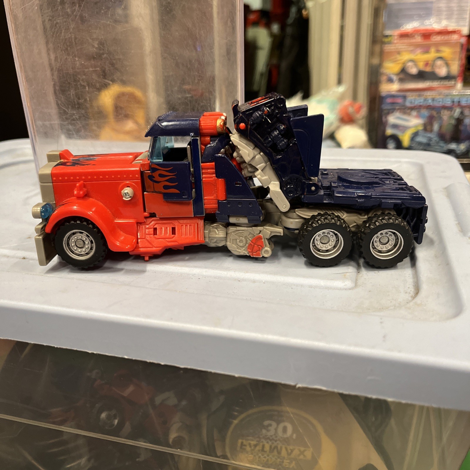 Transformers Action Figure Movie Version Optimus Prime Incomplete ( X 1 ) Transformers Action Figure Movie Version Optimus Prime Incomplete ( X 1 )