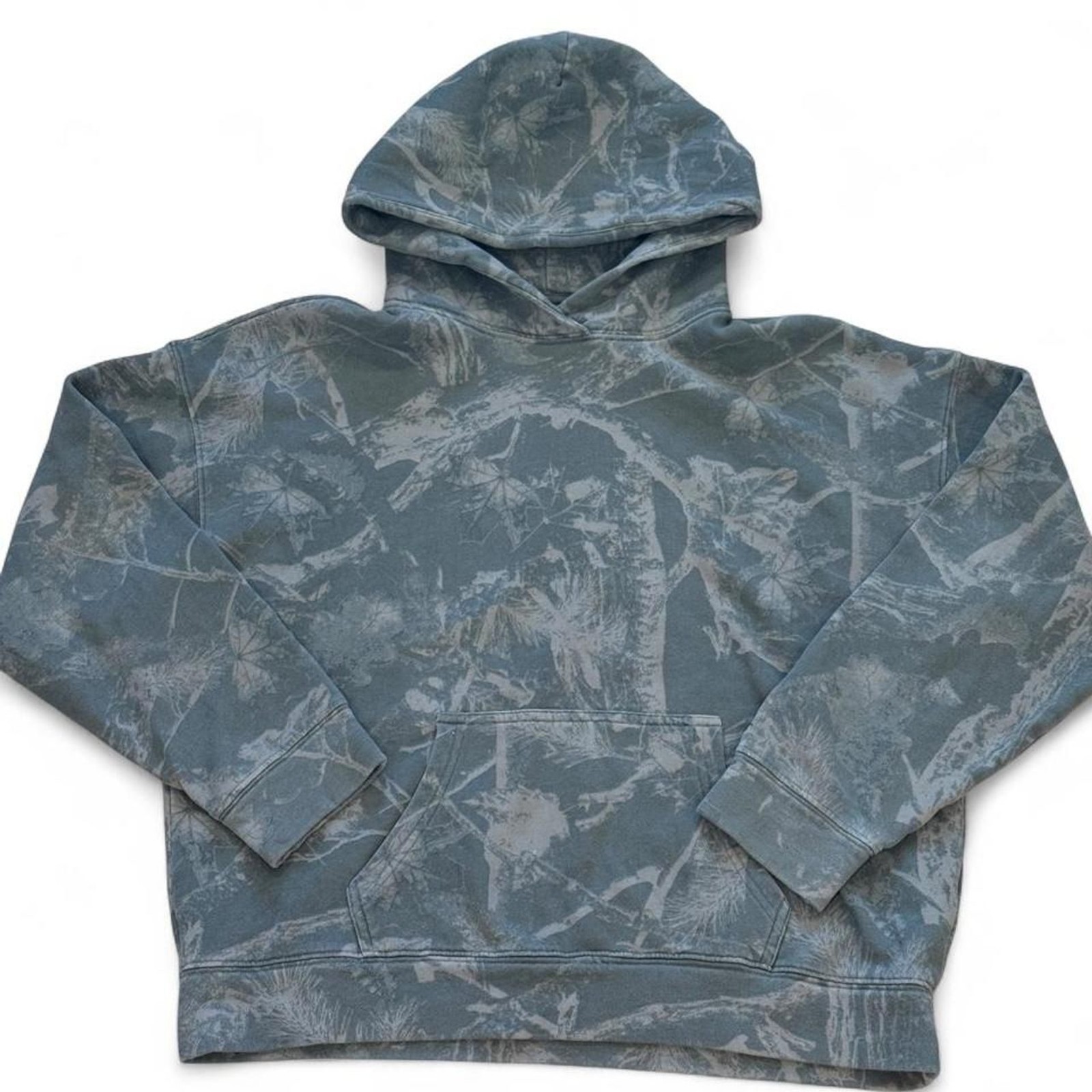 Hollister-co Women\'s Blue and Green Hoodie