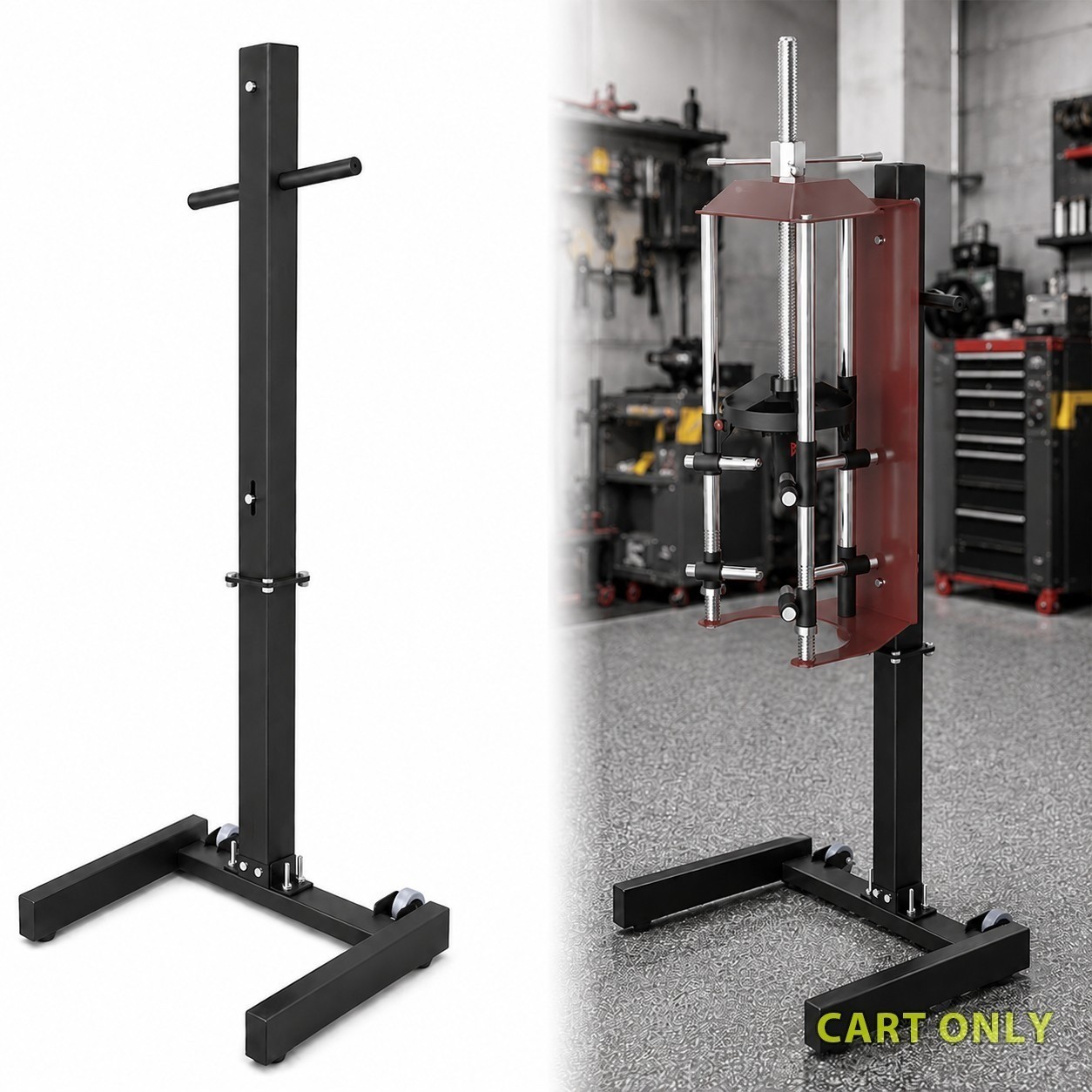 Model 764 Heavy Duty Mobile Cart for Branick 7400 7600 Strut Spring Compressor