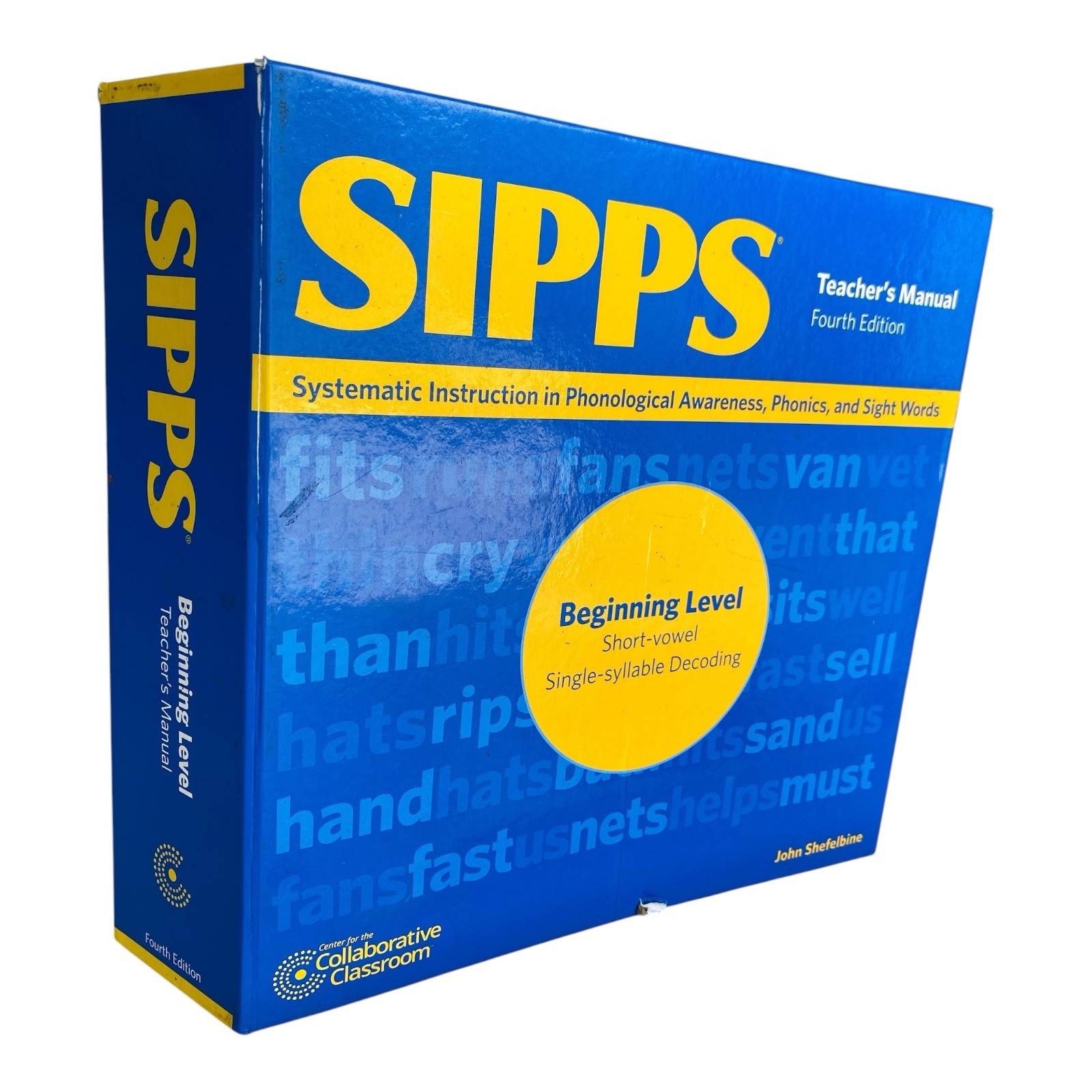 SIPPS Beginning Level 4th Edition Teacher’s Manual Reading Intervention